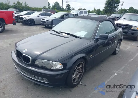 2002 BMW 330Ci из США, поврежденный, VIN WBABS53482EV88666
